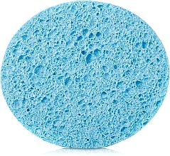 Fragrances, Perfumes, Cosmetics Cleansing Sponge 'Oval', SP-514, 8x8 cm, blue - Silver Style