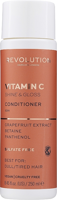 Conditioner for Dull Hair - Makeup Revolution Vitamin C Shine & Gloss Conditioner — photo N1