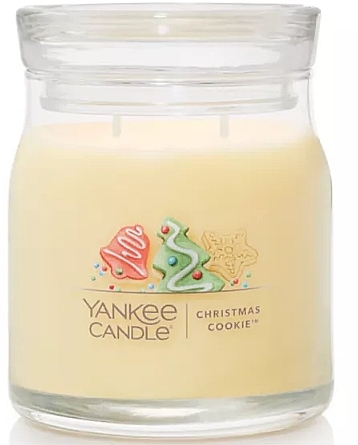 Scented Candle in Jar 'Christmas Cookie', 2 wicks - Yankee Candle Singnature — photo N8