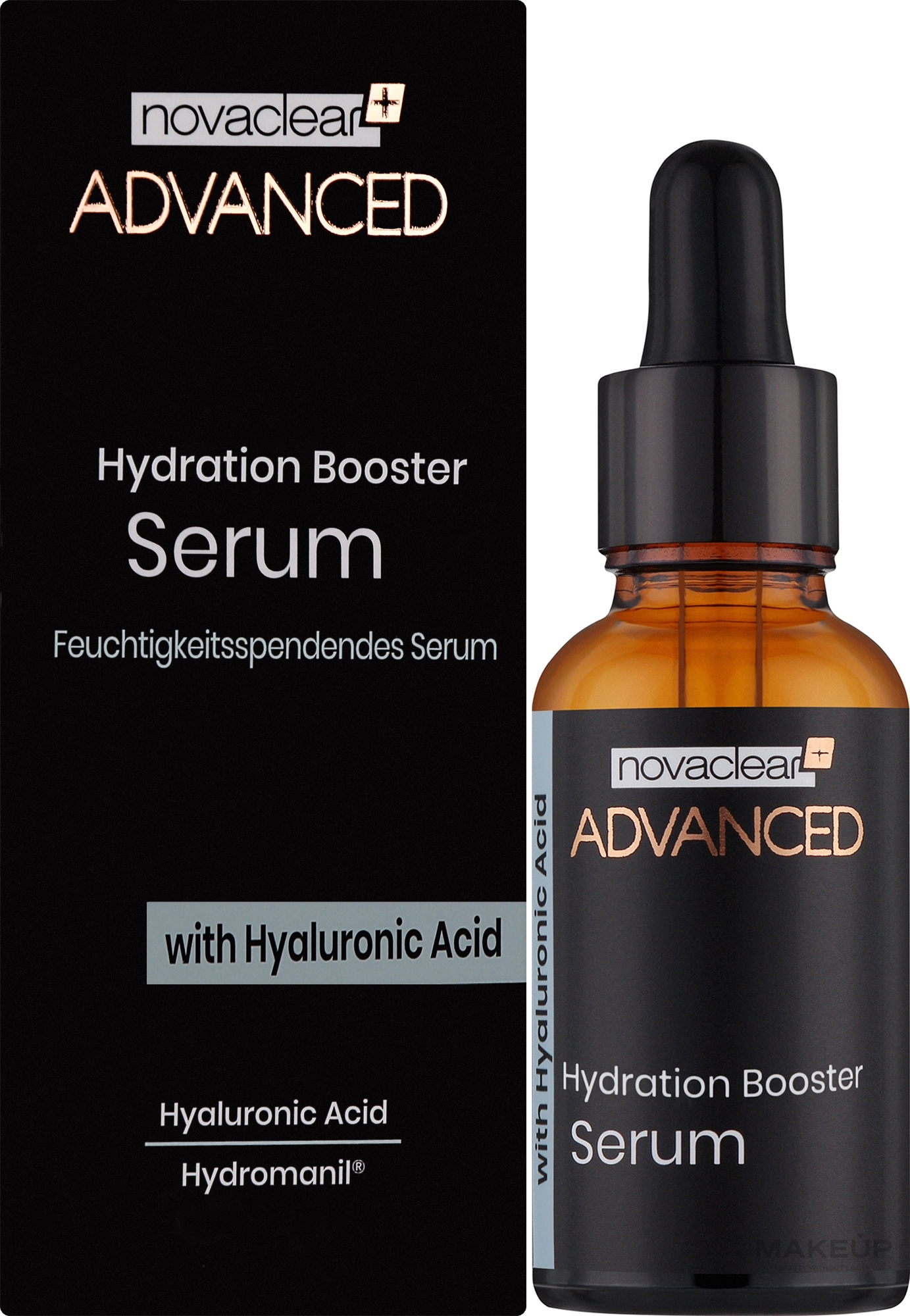 Hydrating Serum with Hyaluronic Acid - Novaclear Advanced Hydration Booster Serum with Hyaluronic Acid — photo 30 ml