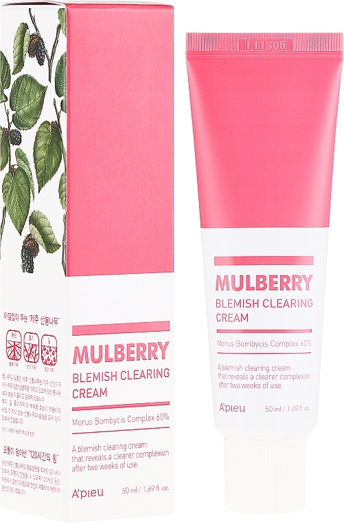 Face Cream for Problem Skin - A'pieu Mulberry Blemish Clearing Cream — photo N1