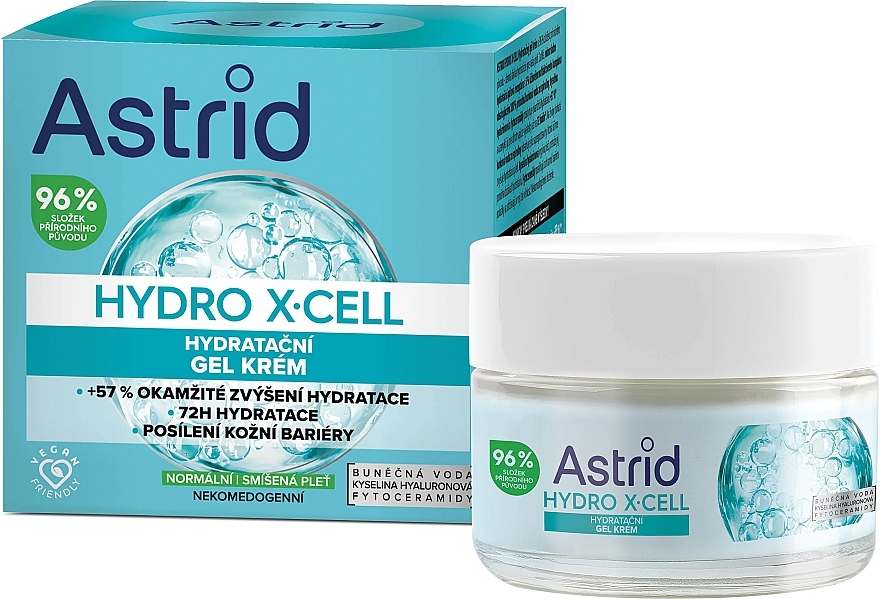 Moisturizing Gel Cream  - Astrid Hydro X-Cell Hydrating Gel Cream — photo N2