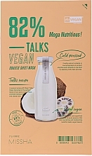 Sheet Mask - Missha Talks Vegan Squeeze Sheet Mask Mega Nutritious — photo N1