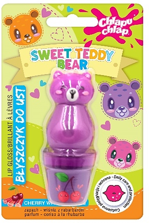 Teddy Bear Lip Gloss - Chlapu Chlap Lip Gloss Sweet Teddy Bear — photo N1