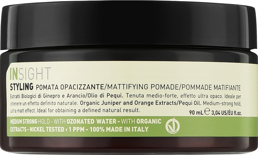 Mattifying Hair Styling Pomade - Insight Styling Mattifying Pomada — photo N1