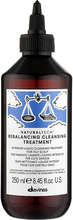 Hair & Scalp Cleansing Fluid - Davines NT Rebalancing Cleansing Treatment — photo N1