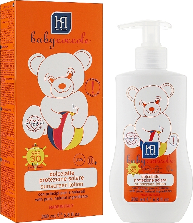 Sun Lotion SPF 30 - Babycoccole Sunscreen Lotion — photo N1