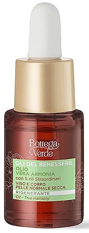 Face and Body Oil - Bottega Verde Oli Del Benessere Oil True Harmony — photo N1