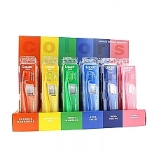 Fragrances, Perfumes, Cosmetics Mini Toothbrush, blue - Lacer Mini Medium Toothbrush