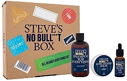 Set - Steve's No Bull***T All Beard Everything Set (shampoo/250 ml + beard/oil/30 ml + bear/balm/50 ml) — photo N1
