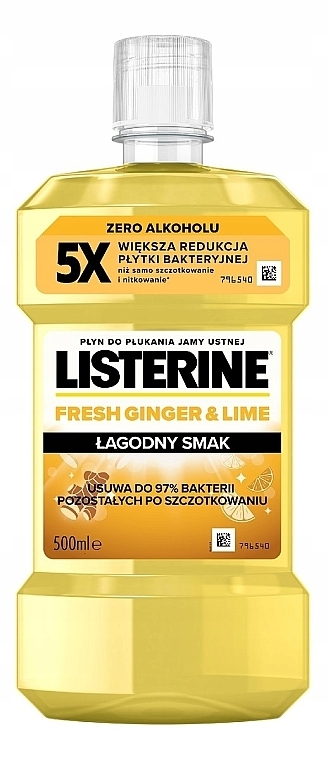 Mouthwash - Listerine Ginger & Lime X5 — photo N1