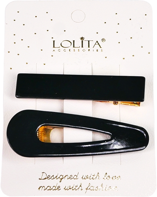 Hair Clips, black - Lolita Accessoires — photo N1