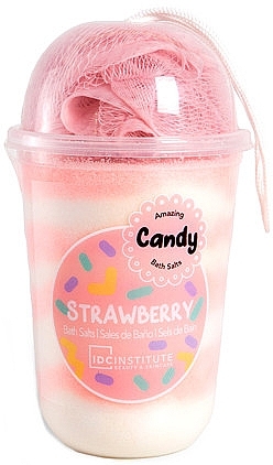 Strawberry Bath Salt + Bath Sponge - IDC Institute Candy Pack — photo N1