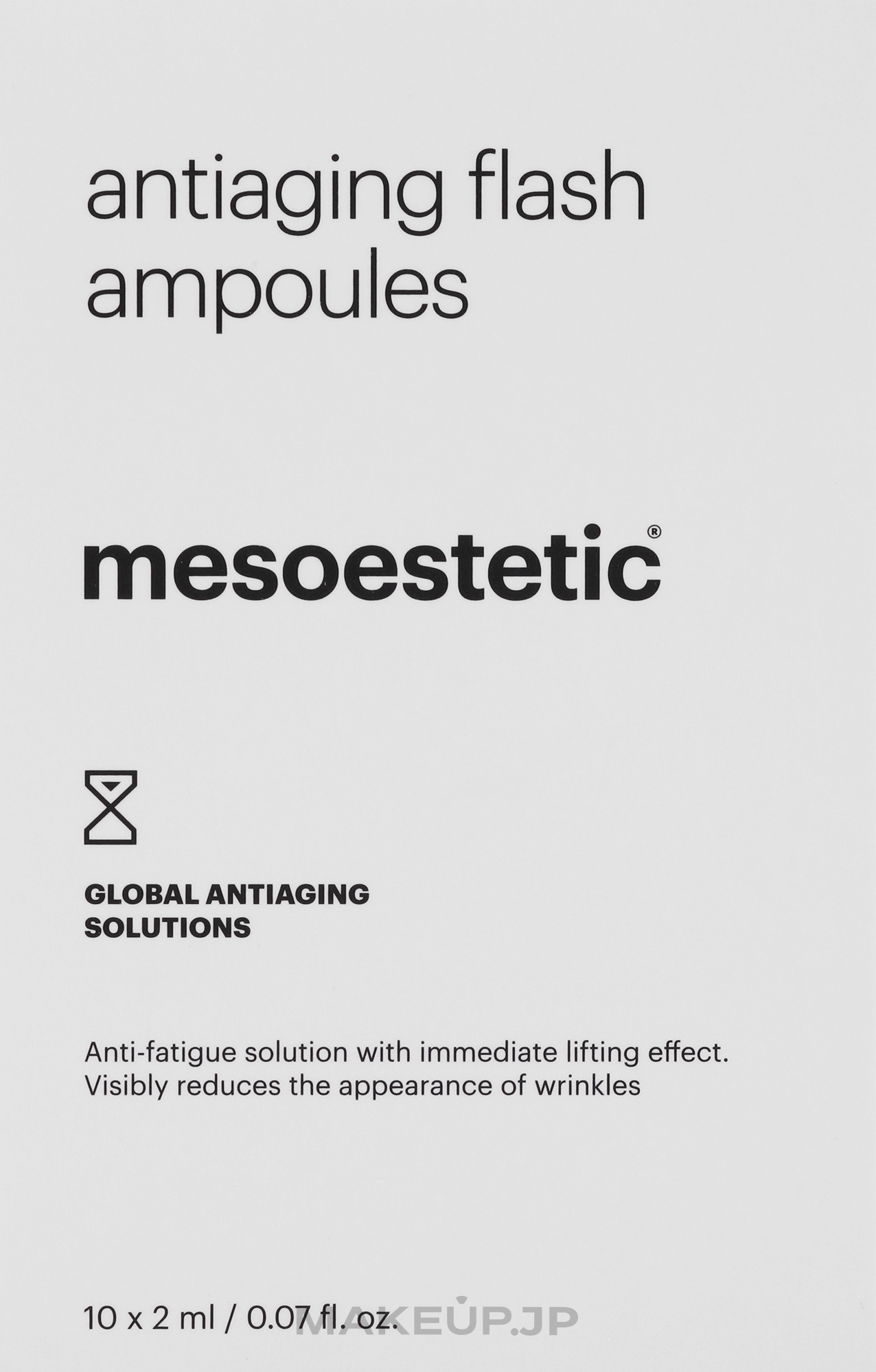 Rejuvenating Ampoules - Mesoestetic Antiaging Flash — photo 10 x 2 ml