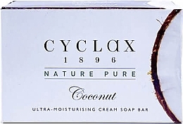 Fragrances, Perfumes, Cosmetics Ultra-Moisturizing Coconut Cream Soap Bar - Cyclax Nature Pure Coconut Ultra-Moisturising Cream Soap Bar