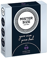 Fragrances, Perfumes, Cosmetics Latex Condoms, size 69, 3 pcs - Mister Size Extra Fine Condoms