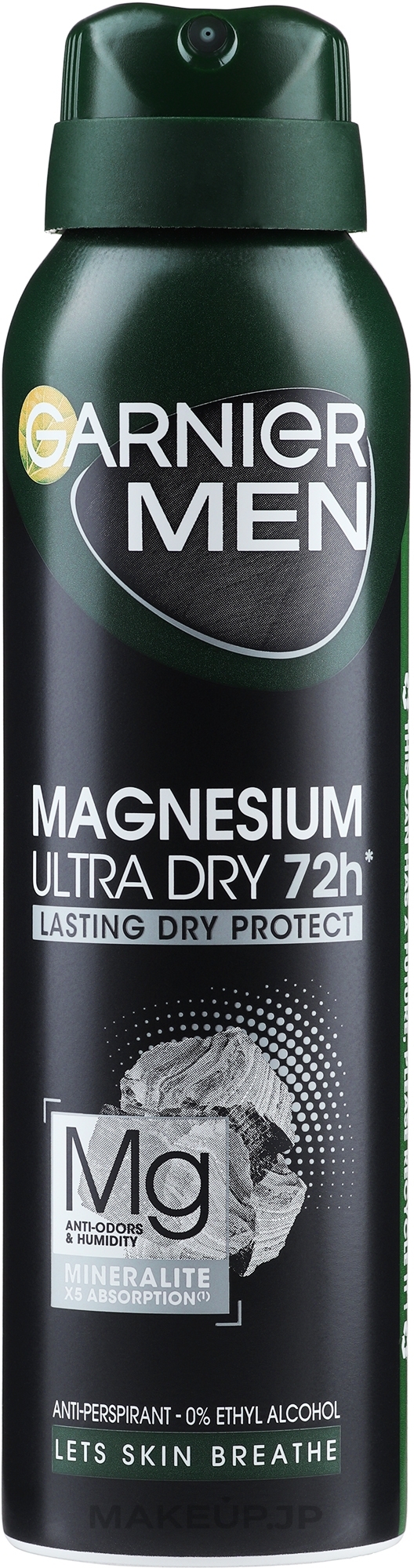 Men Deodorant Spray "Magnesium Ultra Dryness" - Garnier Mineral Deodorant — photo 150 ml
