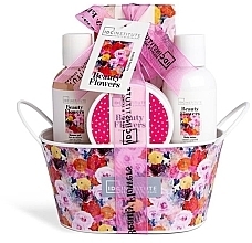 Fragrances, Perfumes, Cosmetics  IDC Institute Beauty Flowers Tin Basket Set  - セット、5点