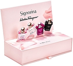 Fragrances, Perfumes, Cosmetics Salvatore Ferragamo Signorina The Mini Collection - Set (edp/3x20ml + edt/20ml)