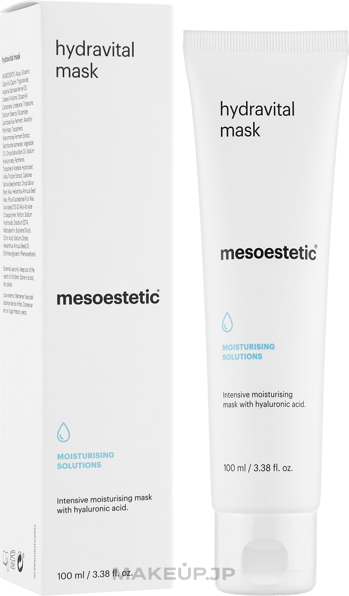 Moisturizing Mask for Dry & Dehudrated Skin - Mesoestetic Cosmedics Hydravital Mask — photo 100 ml