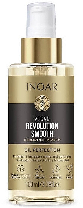 Hair Oil - Inoar Vegan Revolution Smooth Oil — photo N1