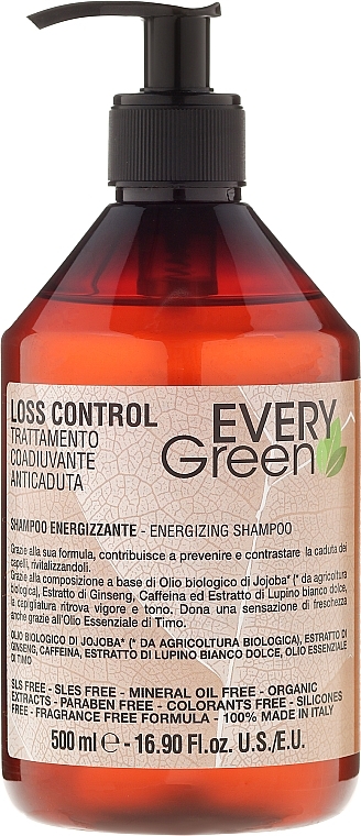 Anti Hair Loss Shampoo - EveryGreen Loss Control Energizing Shampoo — photo N1