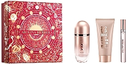 Carolina Herrera 212 Vip Rose - Set (edp/80ml + b/lot/100ml + edp/mini/10ml) — photo N1