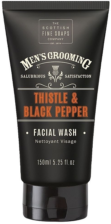 Face Wash - Scottish Fine Soaps Mens Grooming Thistle & Black Pepper Facial Wash — photo N1