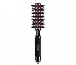 Round Hair Brush, 28 mm - Lussoni Hair Brush Natural Style — photo N1