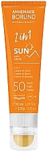 Fragrances, Perfumes, Cosmetics Anti-Aging Sunscreen stick - Annemarie Borlind 2in1 Sun Anti-Aging Cream & Stick SPF 50