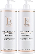 Fragrances, Perfumes, Cosmetics Set - Eclat Skin London Hyaluronic Acid Moisturising Conditioner Duo (cond/1lx2)