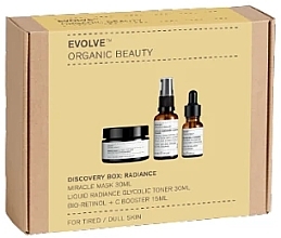 Fragrances, Perfumes, Cosmetics Set - Evolve Organic Beauty (mask/30ml + tonic/30ml + booster/15ml)