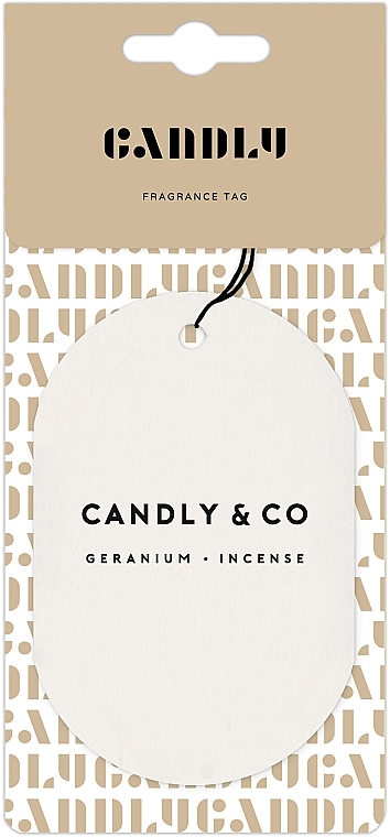 Fragrance Tag - Candly & Co No.1 Geranium Incense Fragrance Tag — photo N1