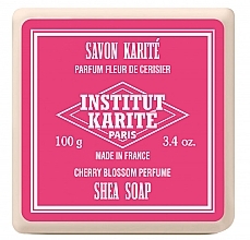 Set - Institut Karite Shea Soap Trio Rose, Lavender and Cherry Blossom (soap/100g + soap/100g + soap/100g) — photo N4