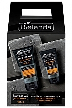 Fragrances, Perfumes, Cosmetics Vitamin C Set - Bielenda Only For Men Extra Energy (cr/50ml + cleans/gel/150ml)