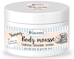 Fragrances, Perfumes, Cosmetics Body Mousse "Chocolate Cookie" - Nacomi Body Mousse