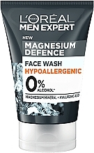 Fragrances, Perfumes, Cosmetics Face Cleansing Gel - L'Oreal Men Expert Magnesium Defence Face Wash