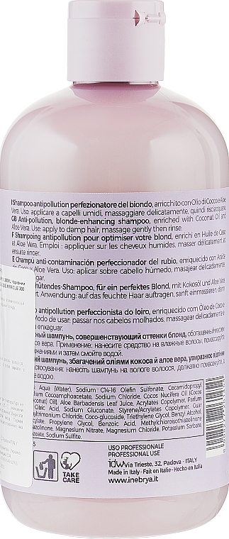 Blonde Shampoo - Inebrya Blondesse Blonde Miracle Shampoo — photo N8