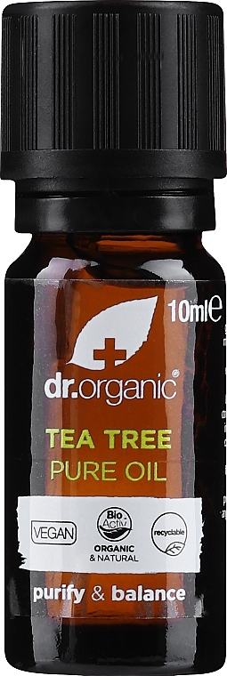 Tea Tree Oil - Dr. Organic Bioactive Organic Tea Tree Aceite Puro — photo N1