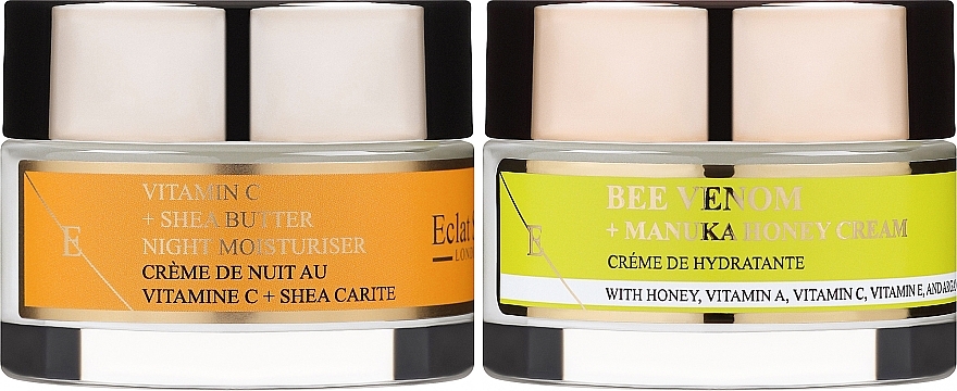 Set - Eclat Skin London Bee Venom + Manuka Honey + Vitamin C + Shea Butter Night Moisturiser — photo N1