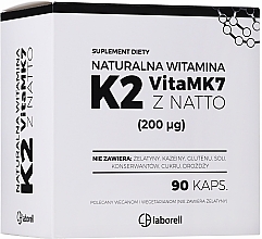 Fragrances, Perfumes, Cosmetics Vitamin K2 Vita MK-7 Dietary Supplement, 200mcg - Laborell