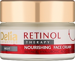 Fragrances, Perfumes, Cosmetics Night Face Cream - Delia Retinol Therapy Nourishing Night Face Cream