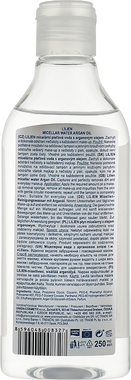 Micellar Water - Lilien Face Micellar Water — photo N2