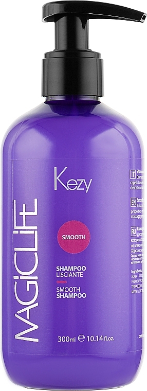 Smoothing Shampoo for Curly & Unruly Hair - Kezy Magic Life Smooth Shampoo — photo N3