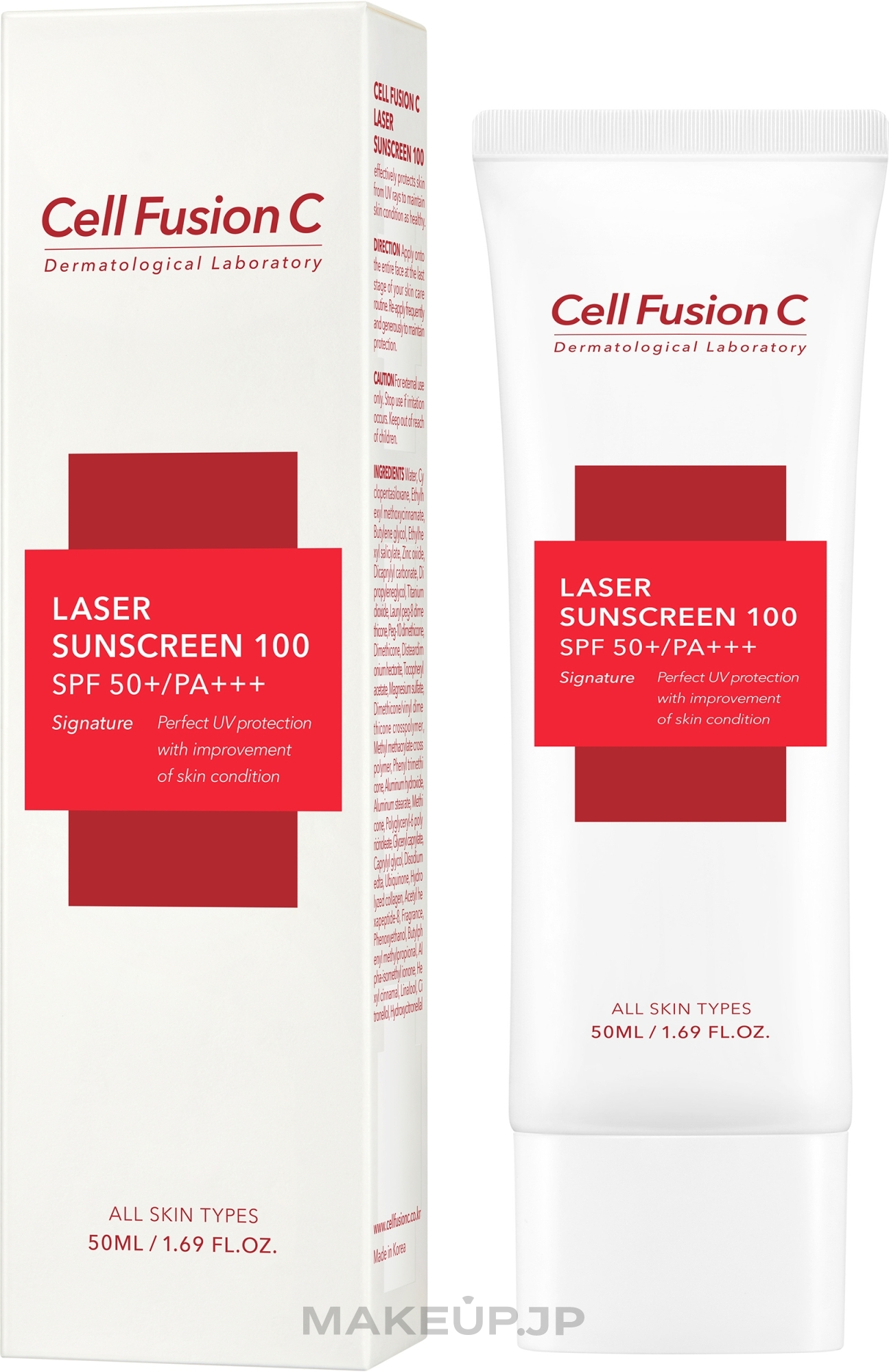 Sun Cream SPF50+ PA+++ - Cell Fusion C Laser Sunscreen 100 SPF50+/PA+++ — photo 50 ml