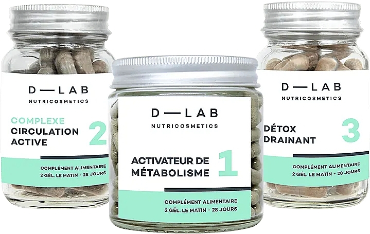 Body Firming Set - D-Lab NutriCosmetics Body-Firming Program (caps/3x56pcs) — photo N1