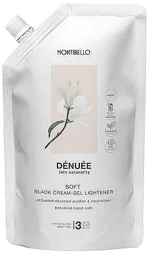 Brightening Cream Gel - Montibello Denuee Soft Black Cream Gel Lightener — photo N3