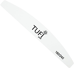 Nail File 180/240, white - Tufi Profi Premium — photo N1