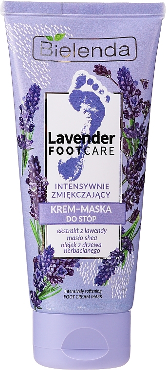 Softening Foot Cream Mask - Bielenda Lavender Foot Care Foot Cream Mask — photo N2