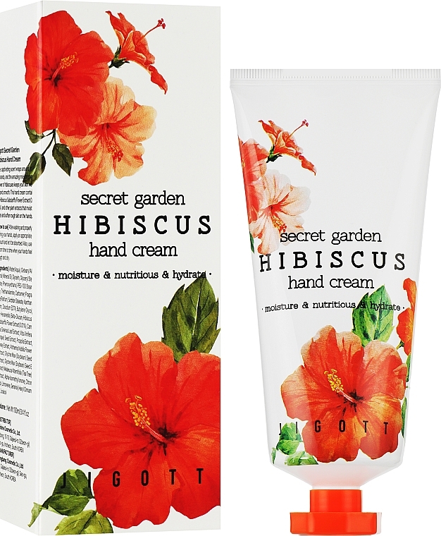 Anti-Aging Hibiscus Hand Cream - Jigott Secret Garden Hibiscus Hand Cream — photo N4